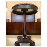 Marble Top Round Lamp Stand