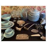 Antique Sterling Serving Pieces, Wedgwood