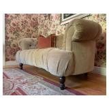 Tufted Back Rolled Arm Sofa