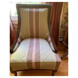 Century Furniture Sloped Arm Armchairs, PAIR