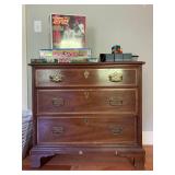 Mahogany Three Drawer Chest