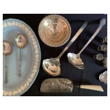 Antique Sterling Serving Pieces, Wedgwood