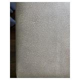 Lucite Leg End of Bed Bench with Embossed Leather Seat