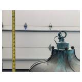 Set of Four Copper Oversized Outdoor Lanterns