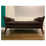 Bright Furniture Sloped Arm Upholstered Bench