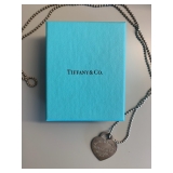 Tiffany Sterling Heart Necklace