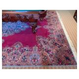 44. Center Medallion Rug, Hand Knotted, 100% Wool, 12