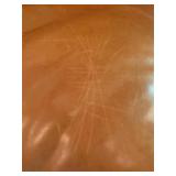 15. Tufted Rolled Back Leather Two Seat Sofa, 72 x 39 x 37