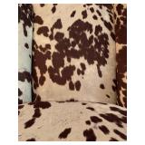 14. Cowhide Desk Chair