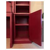 13. Wall Unit Desk in Brick Red, 80 x 20 x 74