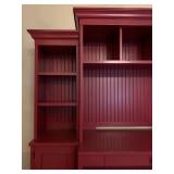 13. Wall Unit Desk in Brick Red, 80 x 20 x 74
