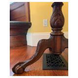 22. Pie Crust Table, 32 x 29, visible scratches to top, see pictures