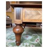 23. Antique Style Waterfall Coffee Table, by Alfonso Marina, 59 x 39 x 17