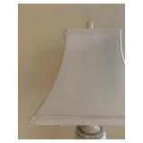 3. Marble Lamp, urn on ball, 27"h