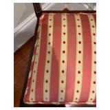 36. Inlaid Shieldback Side Chair, reupholstered