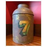 37. Antique Style Jug with "Seven", 20"h, aged for decoration