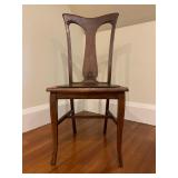 40. Antique Fiddle Back Chair