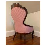 11. Antique Armchair with Tufted Back, 24, 20 x 39