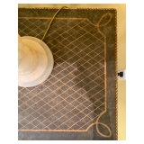 24. PAIR, Slate Top Wrought Iron Base Stands, 29 x 22 x 30