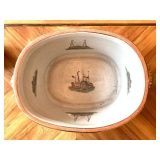 27. Reproduction Urn with Shipyard, 11 x 14 x 10