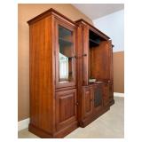 Lexington Furniture Solid Cherry Entertainment Wall Unit, Bob Timberlake Edition 