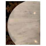 Antique Marble Top Cocktail Table 