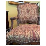 Ethan Allen Exposed Arm Armchair, PAIR 
