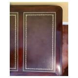 Heckman for Howard Miller Leather Top Mahogany Desk 