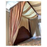 Ethan Allen Plantation Poster bed with Canopy Frame, Fit for a QUEEN 