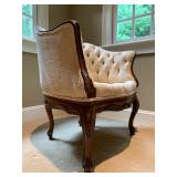 Antique Tufted Back Armchair 