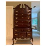 Sumter Furniture Mahogany Chippendale Chest with Cabriole Leg 