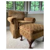 Calico Corners Armchair with Ottoman 