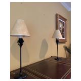 Arts and Crafts Style Lamps, Pair 