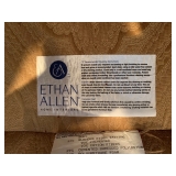 Ethan Allen Two Seat Sofa in Damask 