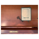 Heckman for Howard Miller Leather Top Mahogany Desk 