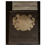 Hancock and Moore Upholstered Recliner with Ottoman 