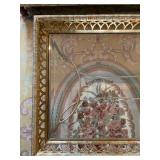 Gilt Coffee Table with Glass Insert 