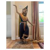 South Asian Carved Dancer 