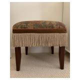 Fringe Accented Stool 