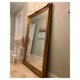 Oversized Mirror with Carved Giltwood Frame 