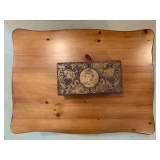 Fremarc Three Tier Coffee Table on Casters 