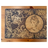 Vintage Wooden Burn Box