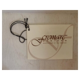 Fremarc Dinning Room Set, Six Carved Frame Rush Seat Chairs, Sideboard and Hutch