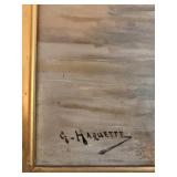 Georges Haquette, French, 1854-1906, Oil on Canvas  