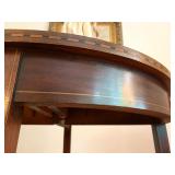 Inlaid Mahogany Flip Top Card Table 