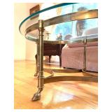 Brass Hoof Foot Coffee Table