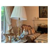 Lladro, Winter Wonderland, Waterford Lamp 