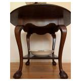 Claw Foot Accent Table 