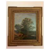 Landscape with Livestock, Circa 1900, Artist Unknown 