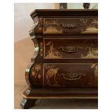 Bombe Chest with Chinese Gilt Decoration 